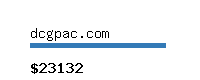 dcgpac.com Website value calculator