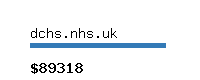 dchs.nhs.uk Website value calculator