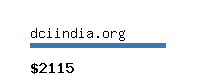 dciindia.org Website value calculator