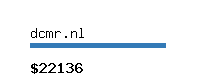 dcmr.nl Website value calculator