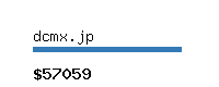 dcmx.jp Website value calculator