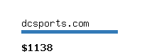 dcsports.com Website value calculator