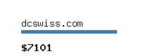 dcswiss.com Website value calculator