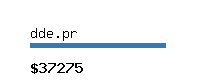 dde.pr Website value calculator