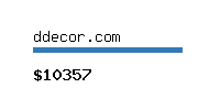 ddecor.com Website value calculator