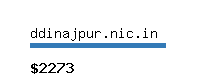 ddinajpur.nic.in Website value calculator