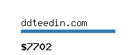 ddteedin.com Website value calculator