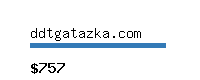 ddtgatazka.com Website value calculator