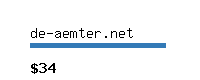 de-aemter.net Website value calculator