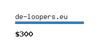 de-loopers.eu Website value calculator