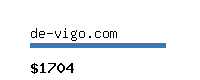 de-vigo.com Website value calculator