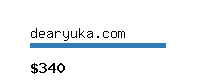 dearyuka.com Website value calculator