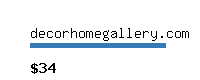 decorhomegallery.com Website value calculator