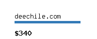 deechile.com Website value calculator