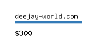 deejay-world.com Website value calculator