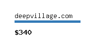 deepvillage.com Website value calculator