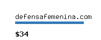 defensafemenina.com Website value calculator