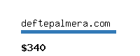 deftepalmera.com Website value calculator