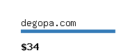 degopa.com Website value calculator