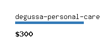 degussa-personal-care.com Website value calculator