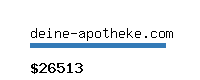 deine-apotheke.com Website value calculator
