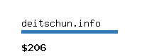deitschun.info Website value calculator