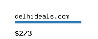 delhideals.com Website value calculator