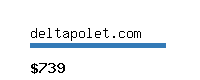deltapolet.com Website value calculator