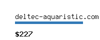 deltec-aquaristic.com Website value calculator