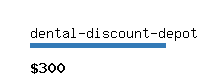 dental-discount-depot.com Website value calculator