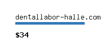 dentallabor-halle.com Website value calculator