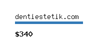 dentiestetik.com Website value calculator