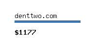 denttwo.com Website value calculator