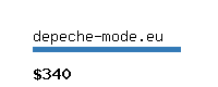 depeche-mode.eu Website value calculator