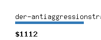 der-antiaggressionstrainer.com Website value calculator