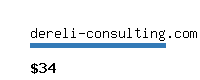 dereli-consulting.com Website value calculator