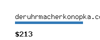 deruhrmacherkonopka.com Website value calculator