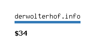 derwolterhof.info Website value calculator