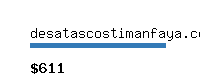 desatascostimanfaya.com Website value calculator