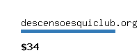 descensoesquiclub.org Website value calculator