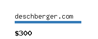 deschberger.com Website value calculator