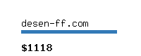 desen-ff.com Website value calculator