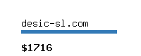 desic-sl.com Website value calculator