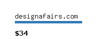 designafairs.com Website value calculator