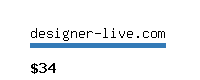designer-live.com Website value calculator