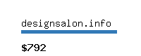 designsalon.info Website value calculator