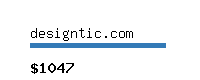 designtic.com Website value calculator