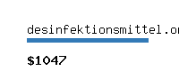 desinfektionsmittel.org Website value calculator