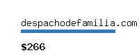 despachodefamilia.com Website value calculator