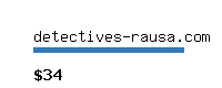 detectives-rausa.com Website value calculator